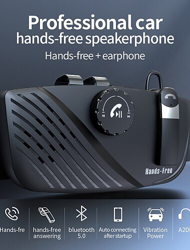  Récepteur Bluetooth 5.0 de voiture pour suppression du bruit de voiture Adaptateur Bluetooth Aux Récepteur de musique Bluetooth pour stéréo domestique/écouteurs filaires/appels mains libres