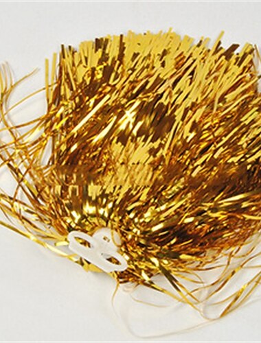  Packung mit Pompons, Zubehör für Kostüme, Cheerleader, Fans, Mottoparty, Kostümparty und Junggesellenabschied