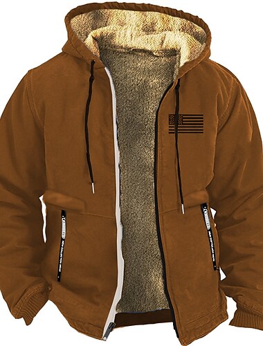  Herren Farbblock Langarm Sweatshirts Mit Kapuze Basic Brautkleider schlicht Sport & Natur Sport Winter Blau Braun Grau Bekleidung Designer Heißprägen S M L XL XXL 3XL