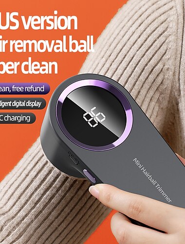  Dissolvant de peluches pour vêtements dissolvant de granulés de fuzz électrique tondeuse à boules de poils rechargeable rasoir en tissu pour dissolvant de peluches de vêtements