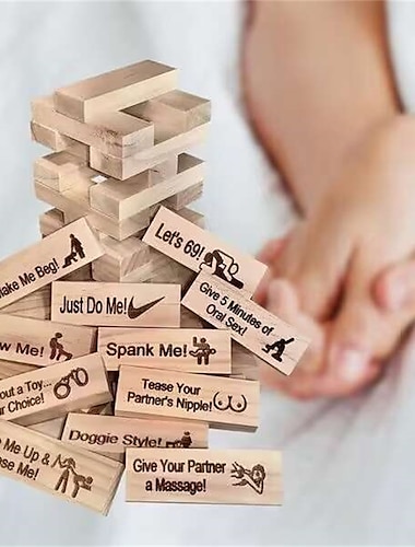  jeu de jenga de tour de bloc rencontre de couple jeu d'empilage de tour de bloc journée de nounours jour de la Saint-Valentin pour les cadeaux de Noël