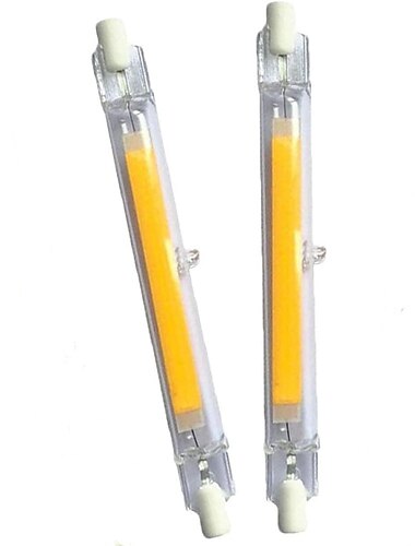  Ampoules LED R7S 118 mm 12 W 80 W équivalent halogène blanc double extrémité R7s LED J78 projecteur 360 angle de faisceau 220 V dimmable 3000 K blanc chaud/6000 W blanc pour éclairage paysager (2