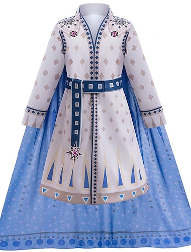  Souhait Acha Robe Tenues Cosplay de Film for Fille Enfant Carnaval Journée des enfants
