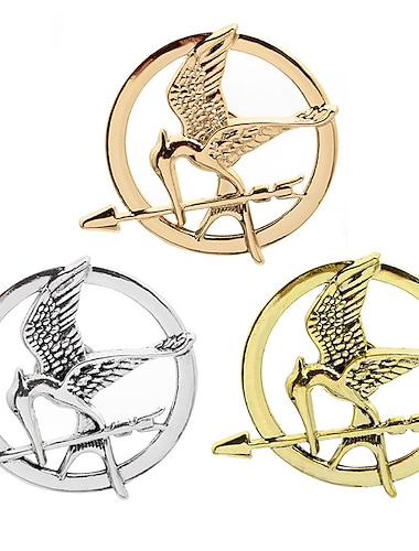  Juegos del Hambre Sinsajo Broche Alfileres Cosplay Cosplay de película for Hombre Mujer Adulto Mascarada