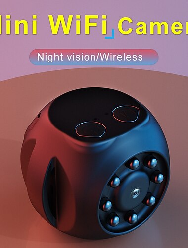  2023 新しい wk10 ミニカメラ wifi ナイトビジョン小型秘密カメラスパイオンレコーダーモーション起動 hd ワイヤレスセキュリティカム