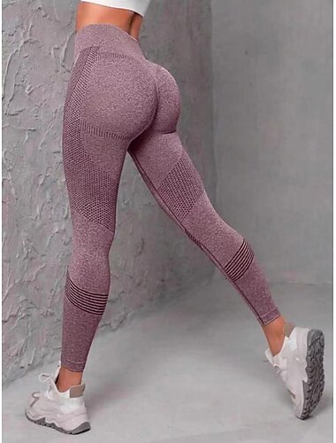  Damen Leggins Hoher Schnitt Hoher Taillenbund Knöchellänge Dunkelgrau Herbst Winter