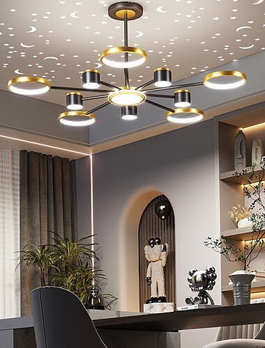  100 cm Einzigartiges Design Kronleuchter Metall Acryl Lackierte Oberflächen Modern 110-120V 220-240V