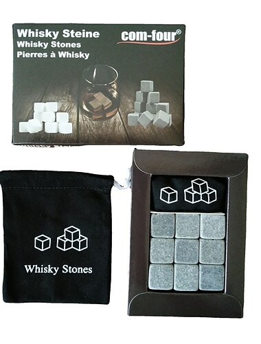  Valentinstag für ihn, Whiskysteine, Eissteine, Pappschachtel
