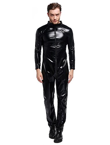  Zentai-Anzüge Cosplay Kostüm Catsuit Karnevalskostüm Ganzkörperanzug Herren Damen Integrierter Stil Einfarbig Elasthan Latex Kostüm für Karneval Erwachsene