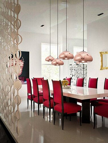  18 cm Lantaarn-ontwerp Plafond Lichten & hangers Metaal Glas Galvanisch verzilveren Modern 110-120V 220-240V