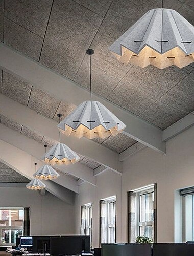  53 cm Lantaarn-ontwerp Plafond Lichten & hangers Wol Geschilderde afwerkingen Modern 110-120V 220-240V