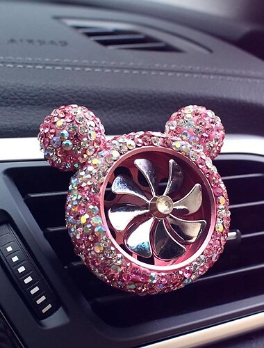  1pc kreative bling kristall auto lufterfrischer parfüm duft duft auto-styling innen auto zubehör für mädchen damen frauen