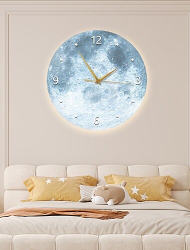  Wandleuchte, Uhr, 40/60/80 cm, warmweiß, Heimdekoration, moderne LED-Wandleuchten, kompatibel mit Arbeitszimmer, Wohnzimmer, Nachttisch, Schlafzimmer, 110–240 V