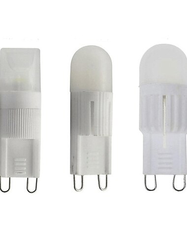  G9 LED Bulb 1/2/3W Dimmable Chandelier Light Bulbs 20W/30W Halogen Bulb Equivalent Warm White 3000K/White 6000K G9 Bi Pin Base Bulbs  AC220V 5Pcs