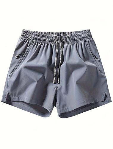  Herren Sportliche Shorts Kurze Sporthose Kurze Sporthose Sport Shorts Sport Ausgehen Wochenende Atmungsaktiv Schnelltrocknend Laufen Bequem Tasche Kordelzug Elastische Taille Glatt Knielänge Gymnastik