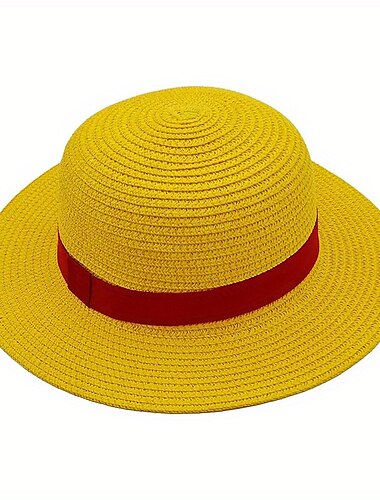  Chapeau / Casquette Inspiré par One Piece Monkey D.Luffy Manga Accessoires de Cosplay Chapeau Homme Femme Cosplay Costumes d'Halloween