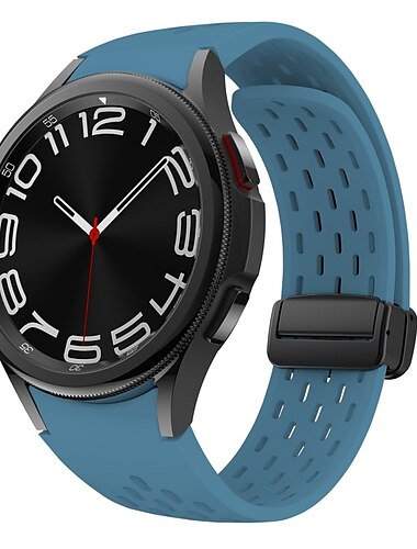  Ремешок для часов для Samsung Galaxy Watch 7/6/5/4 40/44mm, Galaxy Watch 5 Pro 45mm, Galaxy Watch 4/6 Classic 42/46/43/47mm, Watch 3, Active 2, Gear S2 силиконовый Замена Ремень