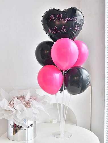 18 Zoll Liebesballon Valentinstag Hochzeit Hochzeit Raumdekoration Qixi Valentinstag Geständnis Atmosphäre Layout Liebe Aluminiummembran Ballon