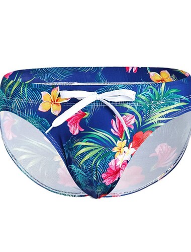  Herren Badehosen Strand Schwimmbadparty Atmungsaktiv Schnelltrocknend Kordelzug Elastische Taille Graphic Kurz Sport Brautkleider schlicht Sportkleidung Blau Purpur Mikro-elastisch