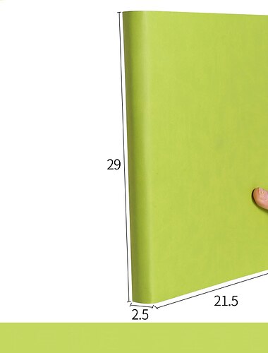  400 Seiten A4-Notizbuch für Studenten, Kunst, exquisit, verdickt, großer Notizblock, A5, Büro, hochwertiges PU-Leder, Arbeitskonferenz, Rekordbuch, Tagebuch mit horizontaler Linie