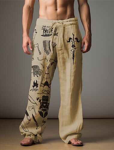  Ανδρικά Cowboy Casual παντελόνι Παντελόνια Φαρδύ παντελόνι Μεσαία Μέση Βίντατζ ΕΞΩΤΕΡΙΚΟΥ ΧΩΡΟΥ Streetwear Καθημερινά Ρούχα Φθινόπωρο & Χειμώνας Μαύρο Μπλε Πράσινο του τριφυλλιού