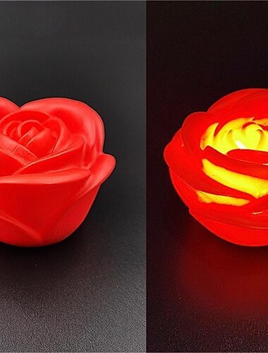  LED Rozen Nachtlicht Vakantie Feest Licht Roos Bruiloft Licht Tuin Decoratie Nachtlicht Roos.