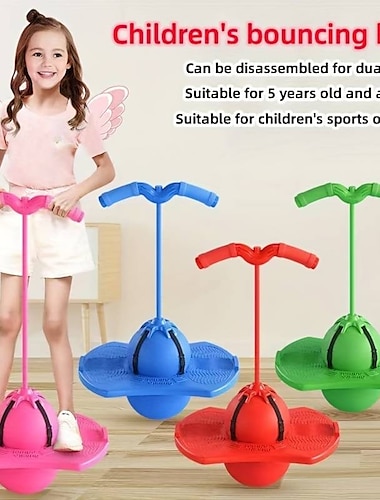  Pelota saltadora Salto de rana Dispositivo de altura larga Equipo deportivo para aumentar el salto Pelota saltarina Sistema de sentido del equilibrio para niños Equipo de entrenamiento Navidad