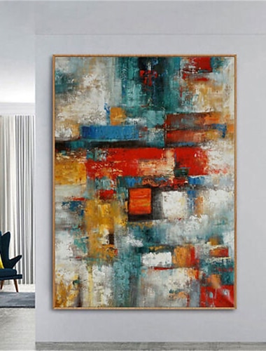  Handgemalte, große, abstrakte Gemälde, Wandkunst, handgemalte Ölgemälde, Leinwand für Wohnzimmer, Wandkunst, Heimdekoration, abstraktes Bild, fertig zum Aufhängen oder auf Leinwand