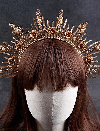  Retro Vintage Maskerade Stirnband Ren Faire Elfen Damen Fantasie königlich Maskerade Party / Abend Erwachsene Haarband