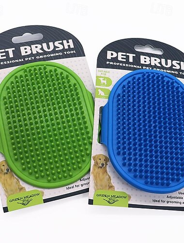  Perros Gatos Mascotas Cepillos de Aseo Atención de Salud Cepillo de piel Artículos para Mascotas El material especial Kits de Aseo Peines Cardas Suministro de limpieza para perros Baños Portátil