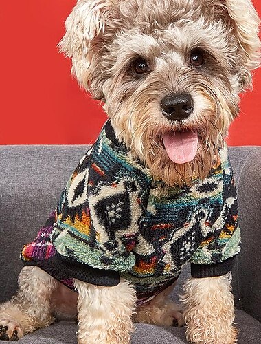  Hund Katze Pullover Jumper Mode Niedlich Winter Warm Weich Waschbar Bequem Outdoor Sport Hundebekleidung for Bichon Frise Pudel Zwergspitz Baby Haustier Papillon