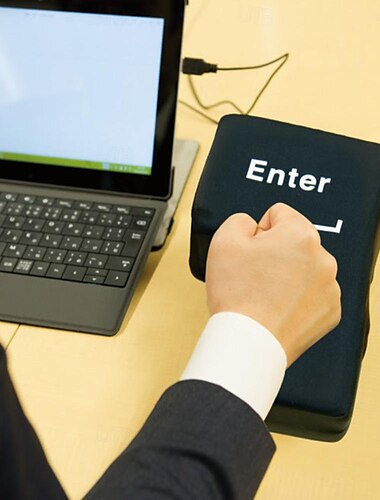  Grande clé d'entrée créative pour ordinateur, clé usb surdimensionnée pour évacuer la pression et réduire la pression