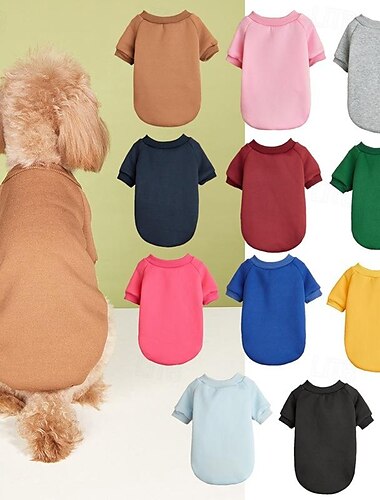  Hunde Katzen Pullover Kuschelig Brautkleider schlicht Winter Warm Atmungsaktiv Weich Waschbar Komfortabel Outdoor Casual Hundebekleidung for Bichon Frise Spitz kleines Haustier Schmetterling Small