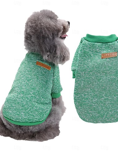  Hunde Katzen Pullover Kuschelig Brautkleider schlicht Winter Atmungsaktiv Weich Waschbar Komfortabel Outdoor Casual Hundebekleidung for Bichon Frise Spitz kleines Haustier Schmetterling Small