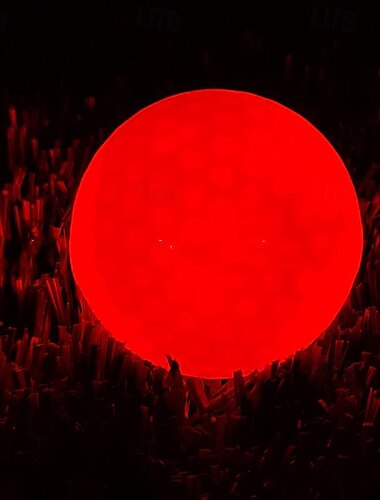  led golfový míček flash ball golfové potřeby svítící míček cvičný míček svítící míček