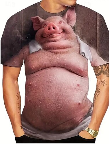  T-Shirt Afdrukken Grafisch Voor Voor Stel Voor heren Dames Volwassenen Kerstmis Carnaval Maskerade 3D afdrukken Feest Festival