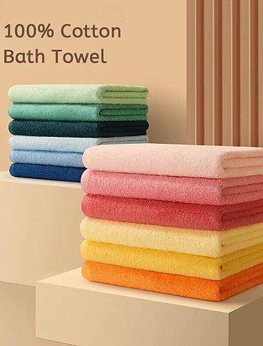  toalla de baño grande 140x70cm hotel 100% toallas de baño de algodón de secado rápido, súper absorbentes, livianas, suaves, multicolores, con estrellas, regalos de empresa hotelera, textiles