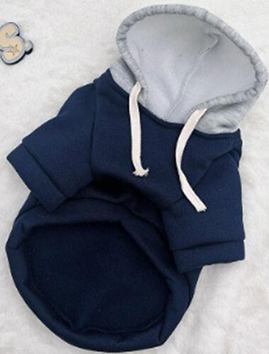  Hund Katze Kapuzensweatshirt Mode Niedlich Winter Warm Weich Waschbar Bequem Outdoor Sport Hundebekleidung for Bichon Frise Pudel Zwergspitz Baby Haustier Papillon