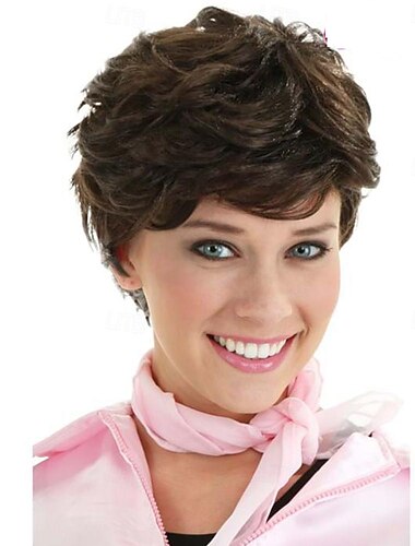  פאות גריז ריזו לנשים פאות קרנבל פאות ליל כל הקדושים