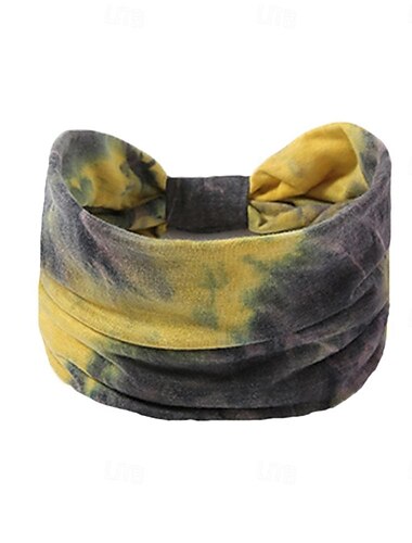  Breite Boho-Stirnbänder im afrikanischen Stil, Turban-Stirnbänder, Leoparden-Stretch, geknotete Wickel, floral, elastisches Yaga-Haar, Outdoor-Schweißbänder, modisches Accessoire für schwarze Frauen