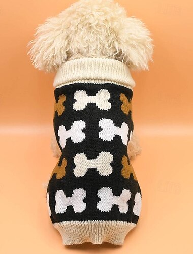  Hund Katt Tröjor Jumper Mode söt stil Vinter Varm Mjuk Tvättbar Bekväm Utomhus Sport Hundkläder for Bichon Frisé Pudel Pommeran valpen eller det lilla husdjuret Fjäril