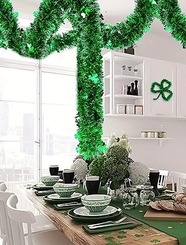  1 Stück, st. Patrick's Day grünes Kleeband, irische Familienatmosphäre, Dekoration, Szene-Requisite