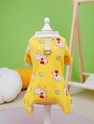  Chien Chat Pull Adorable Dessin animé Hiver Respirant Doux Lavable Confortable Épais Tenue Quotidienne Lit Décontracté Quotidien Promenade Vêtements pour Chiens for Chat Chien Husky Labrador Malamute