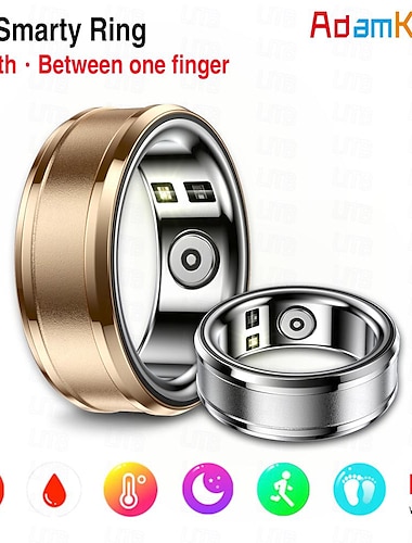  R3 reloj inteligente banda inteligente pulsera de fitness bluetooth monitoreo de temperatura podómetro rastreador de sueño compatible con android ios mujeres hombres rastreador de pasos ip68 18,1 mm 19,8 mm 20,6 mm diámetro interior del anillo