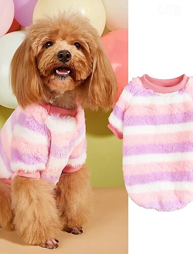  Honden Katten Sweatshirt leuke Style Casual Winter Warm Ademend Zacht Wasbaar Comfortabel Buiten Casual / Dagelijks Hondenkleding for Bichon Frise pomeranian kleine huisdieren Vlinder Small