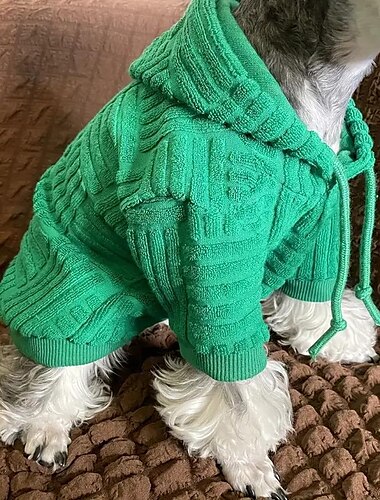  Perros Gatos Saco y Capucha Moda Estilo lindo Invierno Templado Suave Lavable Cómodo Exterior Deportes Ropa para perros for Bichón Frisé Caniche Pomerania Animal doméstico del bebé Mariposa
