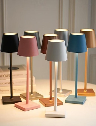  bezprzewodowa lampa stołowa lampka nocna z ładowaniem USB lampka nocna na biurko do dekoracji sypialni w stylu vintage stolik boczny nordycki