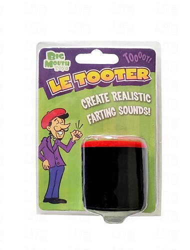  Neuheit Squeeze Pooter Furzmaschine lustiger Tooter Streich Furzen Krachmacher Witz Gag Aprilscherz