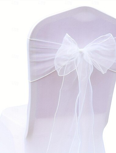  2 Stück Organza-Stuhlschärpen, Schleifenschärpen für Hochzeiten und Veranstaltungen, Party-Dekoration, Stuhlbezug, Schärpe, königliches Blau, Hochzeitszubehör, Szenendekoration, Heimdekoration,