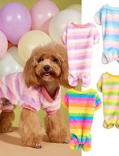  Honden Katten Jumpsuits leuke Style Casual Winter Ademend Zacht Wasbaar Comfortabel Buiten Casual / Dagelijks Hondenkleding for Bichon Frise pomeranian kleine huisdieren Vlinder Small